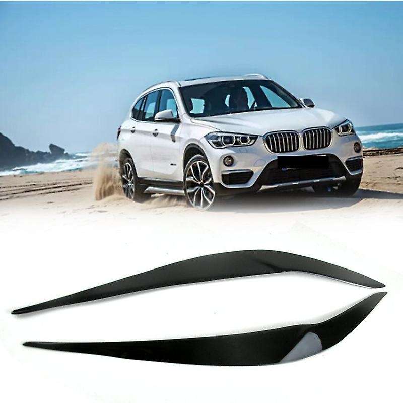 Car Head Light Eyelid Eyebrow Cover Trim for X1 F48 F49 16-18