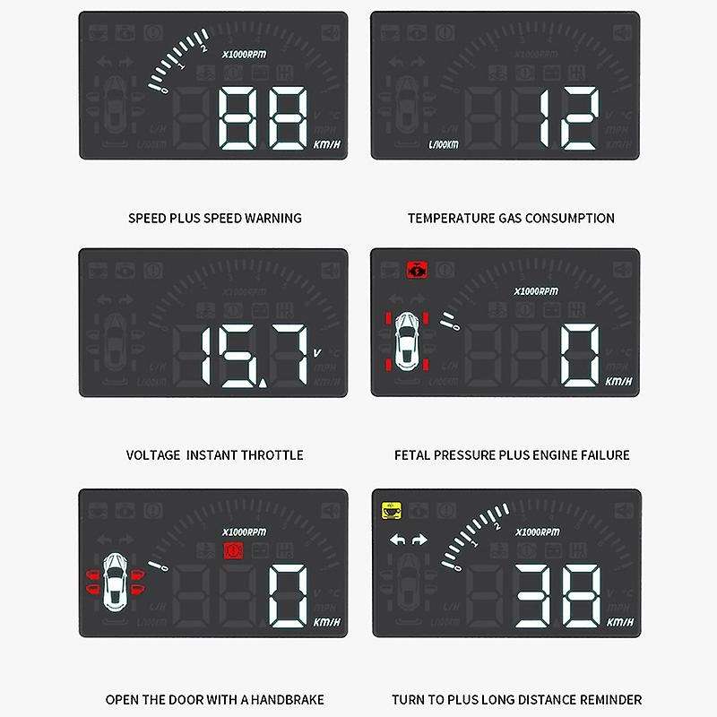 Car Head Up Display HUD for /Rogue 2014-2019 Driving Computer HD Projector Screen Detector