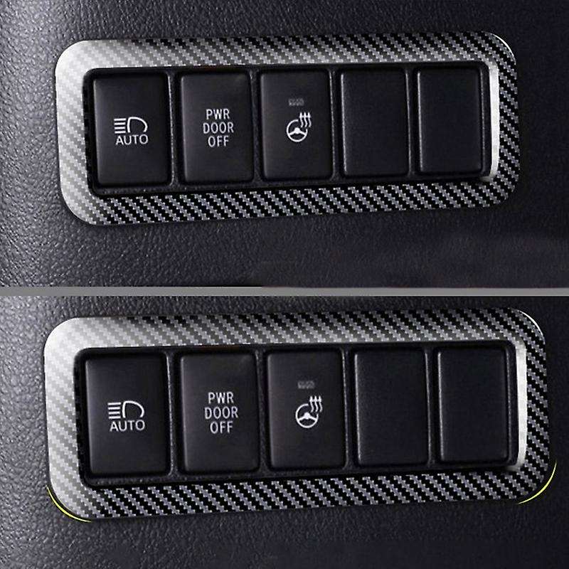 Car Headlight Adjustment Switch Headlight Control Decorative Frame Suitable for Alphard Vellfire 201