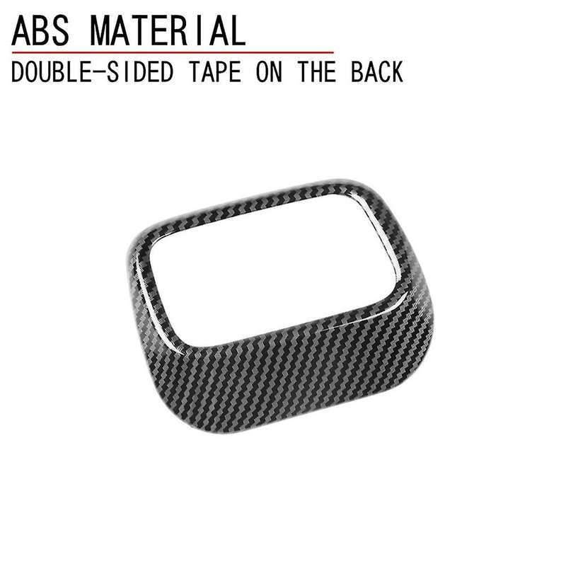 Car Headlight Adjustment Head Light Lamp Switch Button Trim Cover for I10 20212022 Carbon Fiber Inte