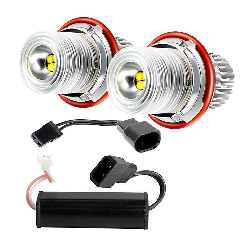 Car Headlight Bulb, 20W LED Running Lights Angel Eyes Lights Canbus for- E39/E53/E60/E61/E63/E64/E65