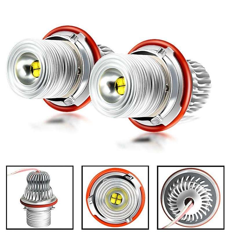 Car Headlight Bulb, 20W LED Running Lights Angel Eyes Lights Canbus for- E39/E53/E60/E61/E63/E64/E65