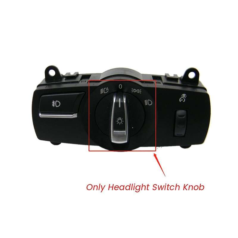 Car Headlight Control Switch Knob 61316803962 for F01 F02 F07 F10 F06 F12 F13 F25 Head Light Lamp O