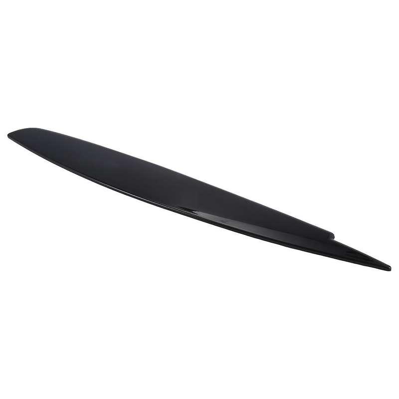 Car Headlight Eye Lid Covers Black Eyelids Brows Trim ABS for 1 Series E87 E88 E81 E82