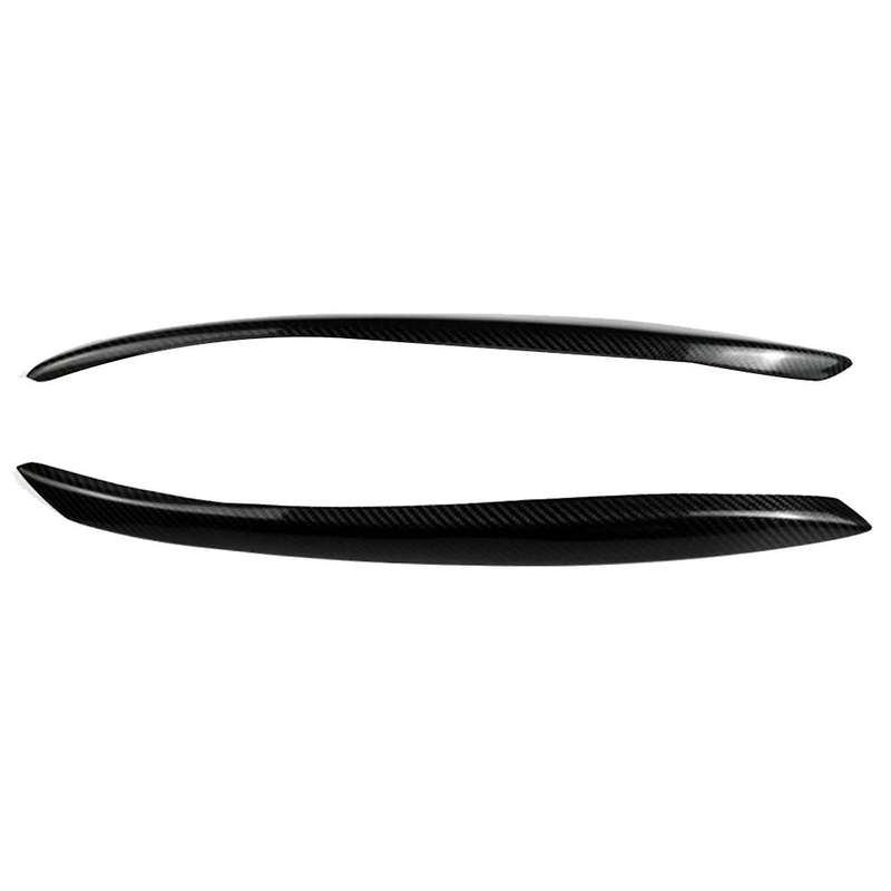 Car Headlight Eyebrow Molding Trim Sticker for Tt 2006-2014 Lamp Eyelids Trim Strips Lid Cover Real