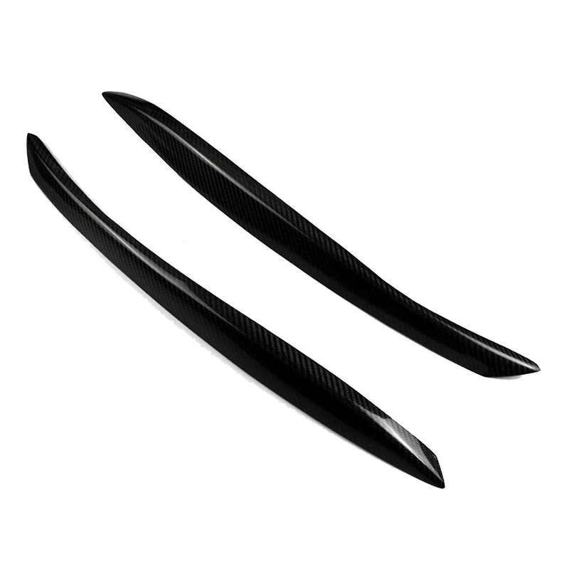 Car Headlight Eyebrow Molding Trim Sticker for Tt 2006-2014 Lamp Eyelids Trim Strips Lid Cover Real