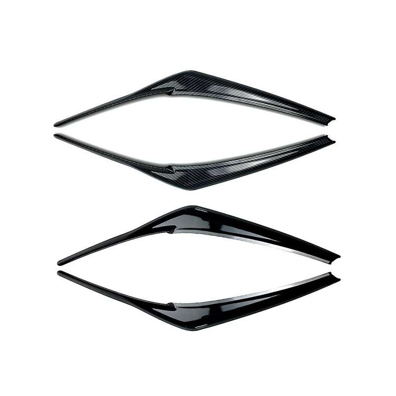 Car Headlight Eyebrow Eye Lid head light lamp Eyelids Cover Stcker Trim for LE XLE SE XSE 2018-2021