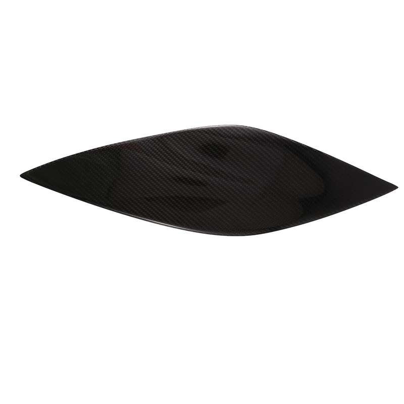 Car Headlight Eyebrows Eyelids Carbon Fiber Stickers Trim Cover Headlight Lid for 2007+