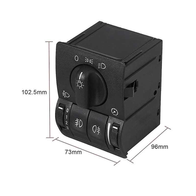Car Headlight Fog Lamp Control Switch for Opel Wagon 90437440