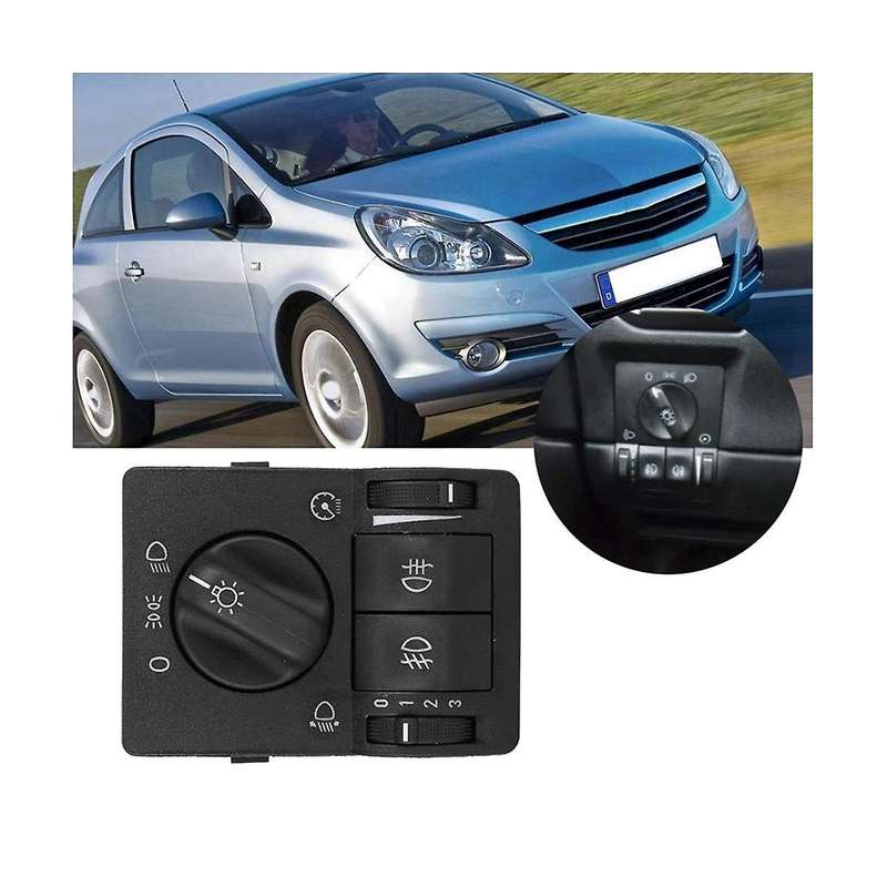 Car Headlight Fog Lamp Control Switch for Opel Wagon 90437440