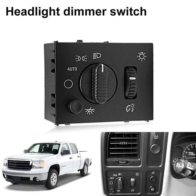 Car Headlight Fog Lamp Control Light Switch 19381535 D1595G for Silverado Tahoe Avalanche