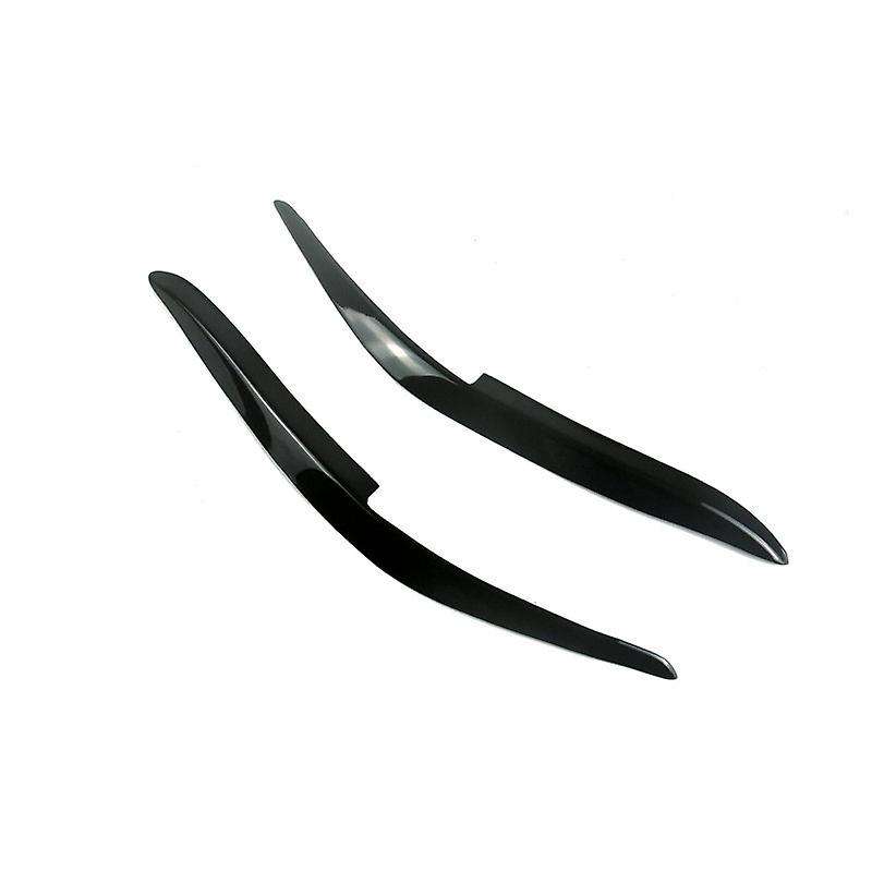 Car Headlight Eyelids Eyebrows Cover Black for Accord 1998-2002