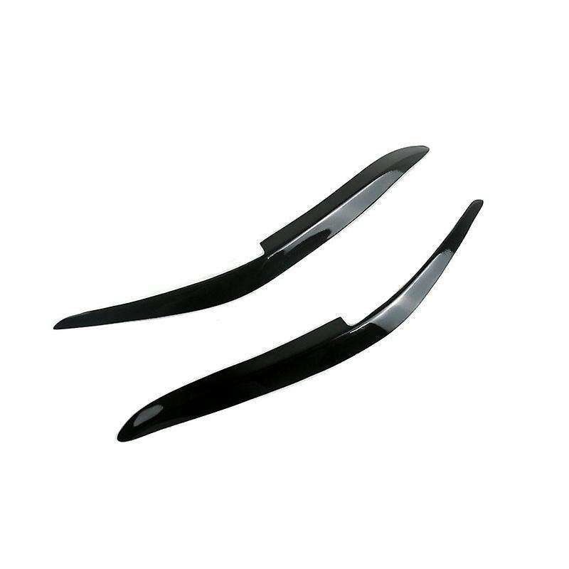 Car Headlight Eyelids Eyebrows Cover Black for Accord 1998-2002
