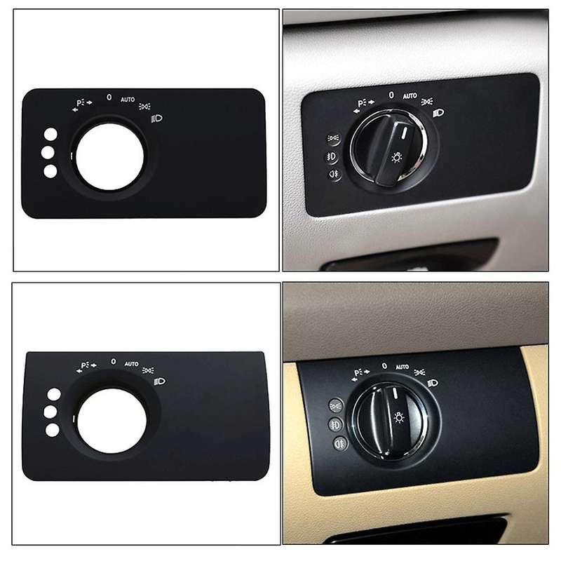 Car Headlight Fog Light Switch Cover Repair Cover for - Ml Gl Class W164 X164 07-11(3 Holes)