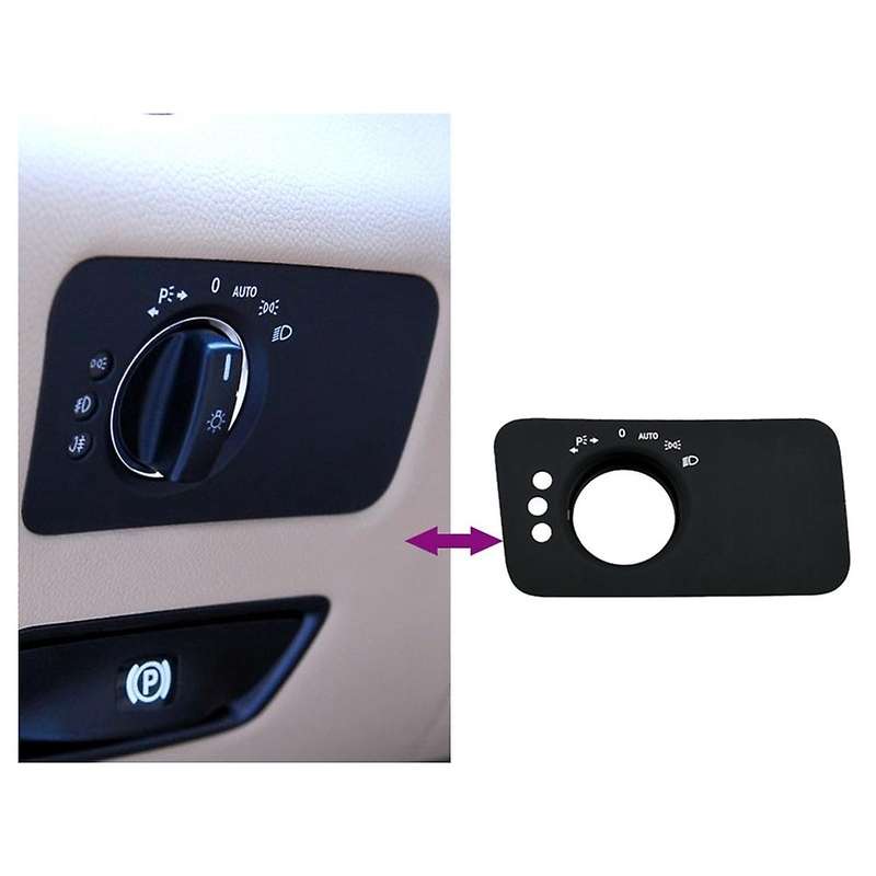 Car Headlight Fog Light Switch Cover Repair Cover for - Ml Gl Class W164 X164 07-11(3 Holes)