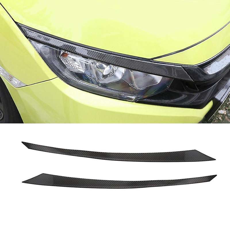 Car Headlight Lamp Eyebrow Spoilers Decorative Sticker Protection for 10Th 16-20