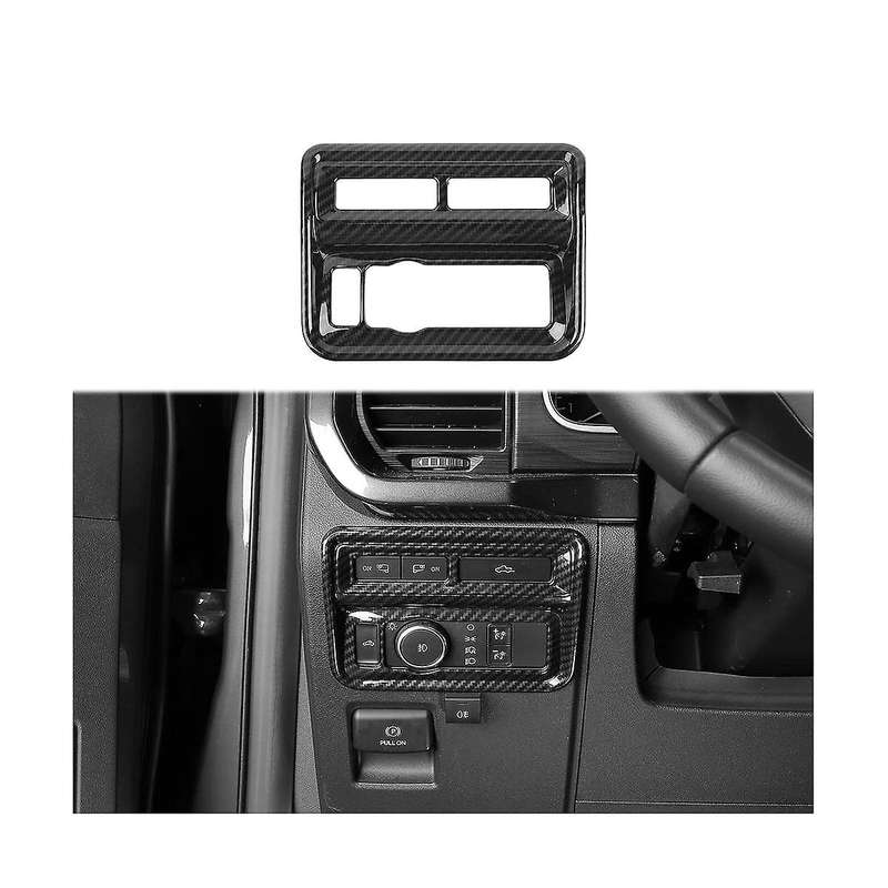 Car Headlight Switch Control Panel Decoration Cover Trim Stickers for 2021 2022 2023 Interior Access