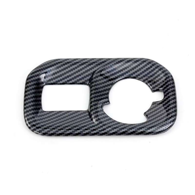 Car Headlight Switch Button Panel Cover Trim for Ram 1500 2500 3500 2019-2023 Accessories Abs Carbo