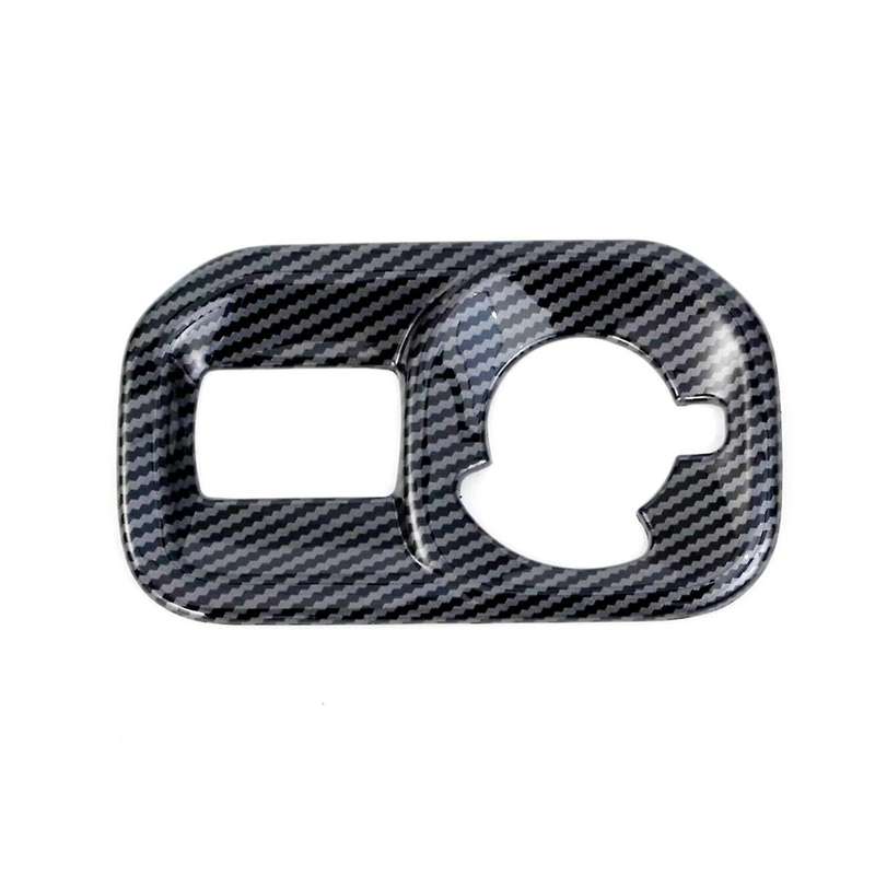 Car Headlight Switch Button Panel Cover Trim for Ram 1500 2500 3500 2019-2023 Accessories Abs Carbo