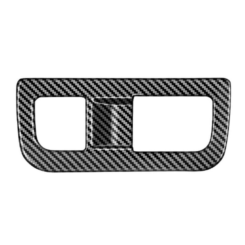Car Headlight Switch Frame Trim Cover for 2024+ Car Interior Accessories Carbon Fiber Pattern