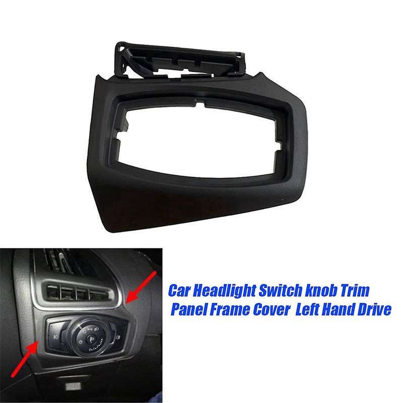 Car Headlight Switch Knob Trim Panel Frame Cover for Focus 12-14 Head Light Lamp Switch Button Caps