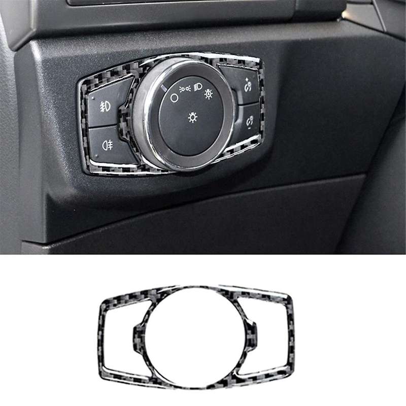 Car Headlight Switch Trim Car Headlight Switch Decor Sticker Car Interior Modification Parts for For