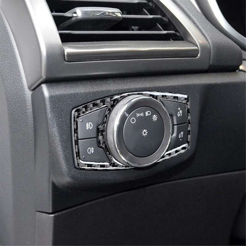 Car Headlight Switch Trim Car Headlight Switch Decor Sticker Car Interior Modification Parts for For