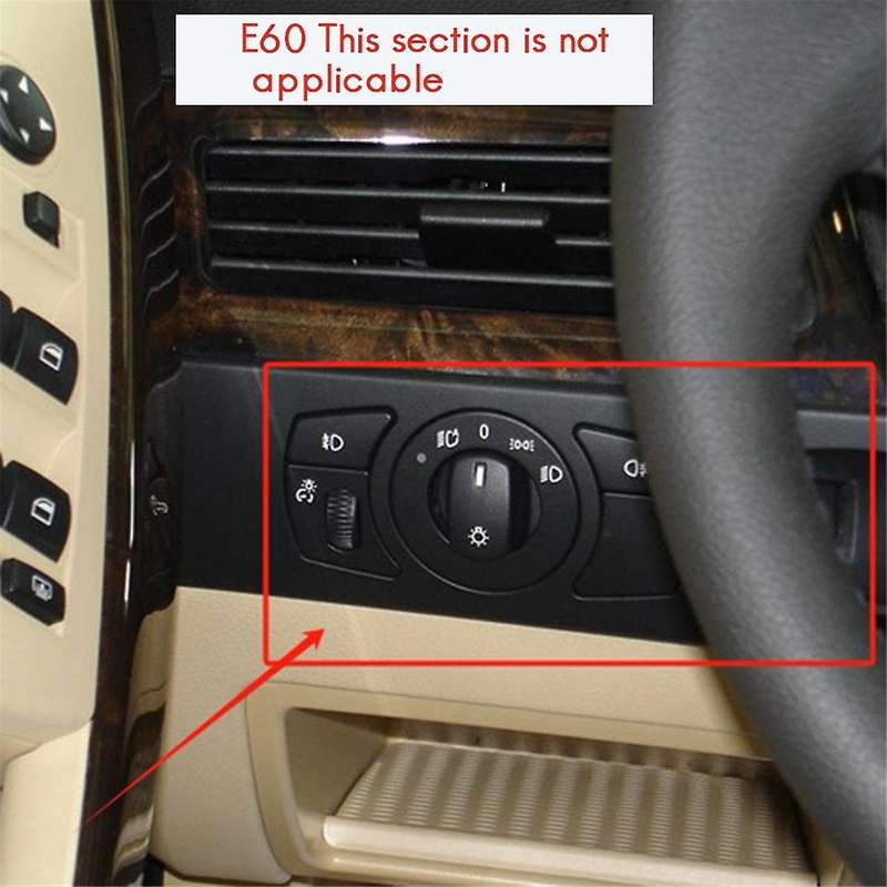 Car Headlight Switch Knob Buttons 61319134725 for 5 Series X5 X6 E70 E71 E60 Car Accessories
