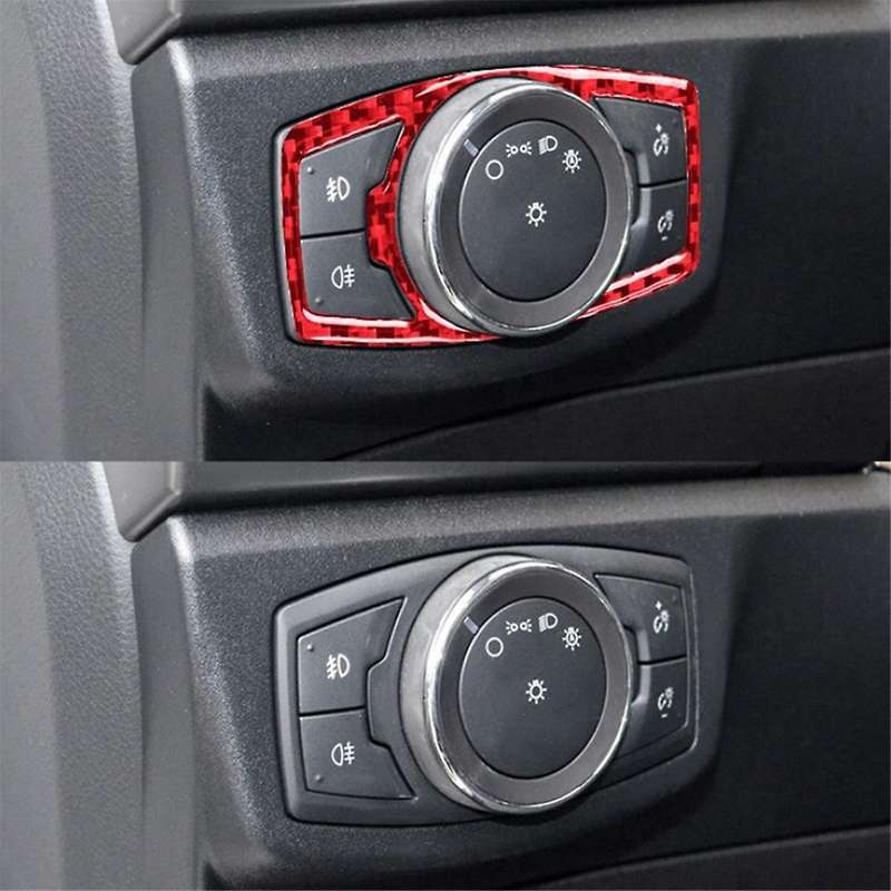Car Headlight Switch Trim Car Headlight Switch Decor Sticker Car Interior Modification Parts for For