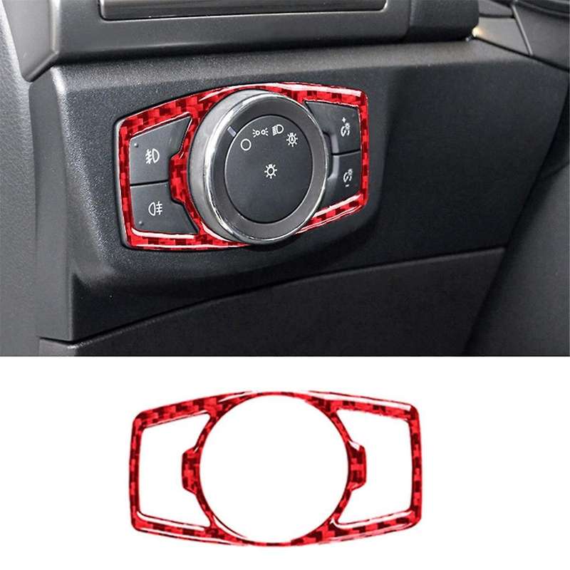 Car Headlight Switch Trim Car Headlight Switch Decor Sticker Car Interior Modification Parts for For