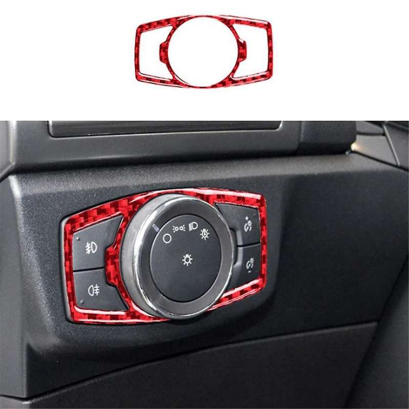 Car Headlight Switch Trim Car Headlight Switch Decor Sticker Car Interior Modification Parts for For