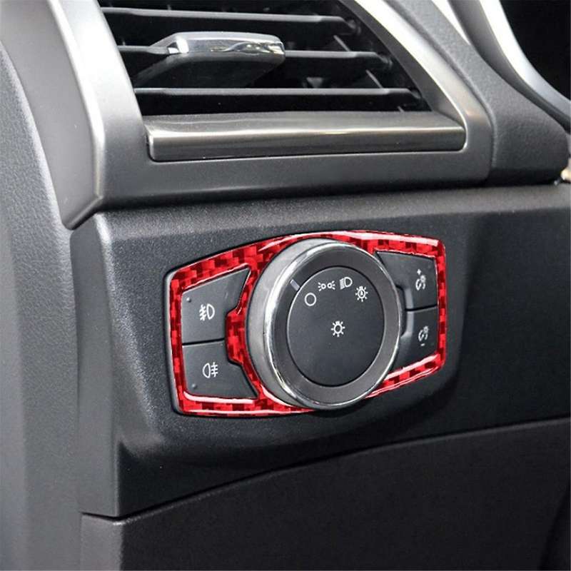 Car Headlight Switch Trim Car Headlight Switch Decor Sticker Car Interior Modification Parts for For