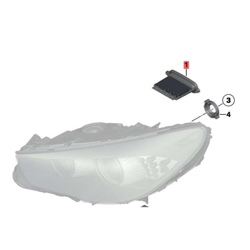 Car Headlight TMS Driver Module 63117355073 7316187 for 3 4 5 Series X5 X6 2012-2019 Ballast Control