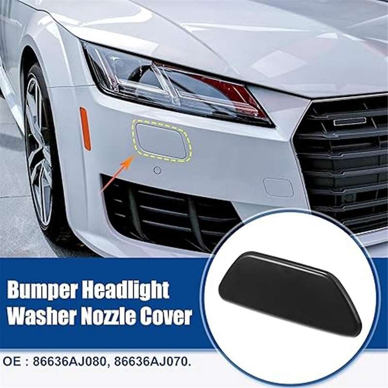 Car Headlight Washer Cover Head Light Lamp Nozzle Cap 86636AJ080 86636AJ070 for Legacy GT,B