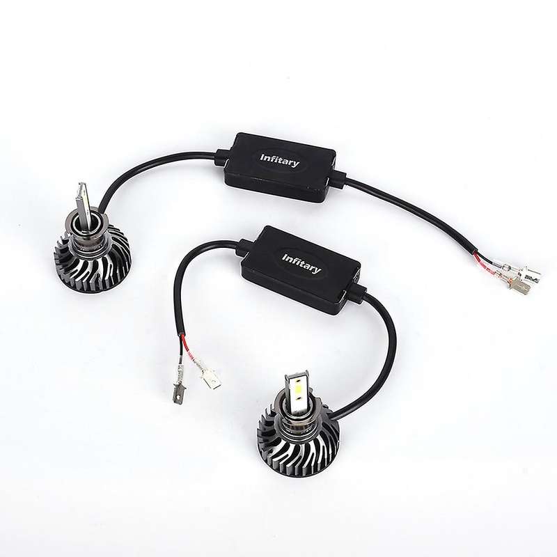 Car Headlights Bulb LED H1 H13 H27 880 HB3 HB4 12000Lm Ice COB 6500K Auto Light H3