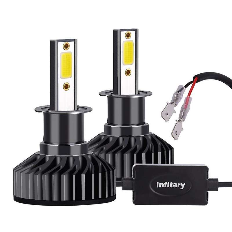 Car Headlights Bulb LED H1 H13 H27 880 HB3 HB4 12000Lm Ice COB 6500K Auto Light H3
