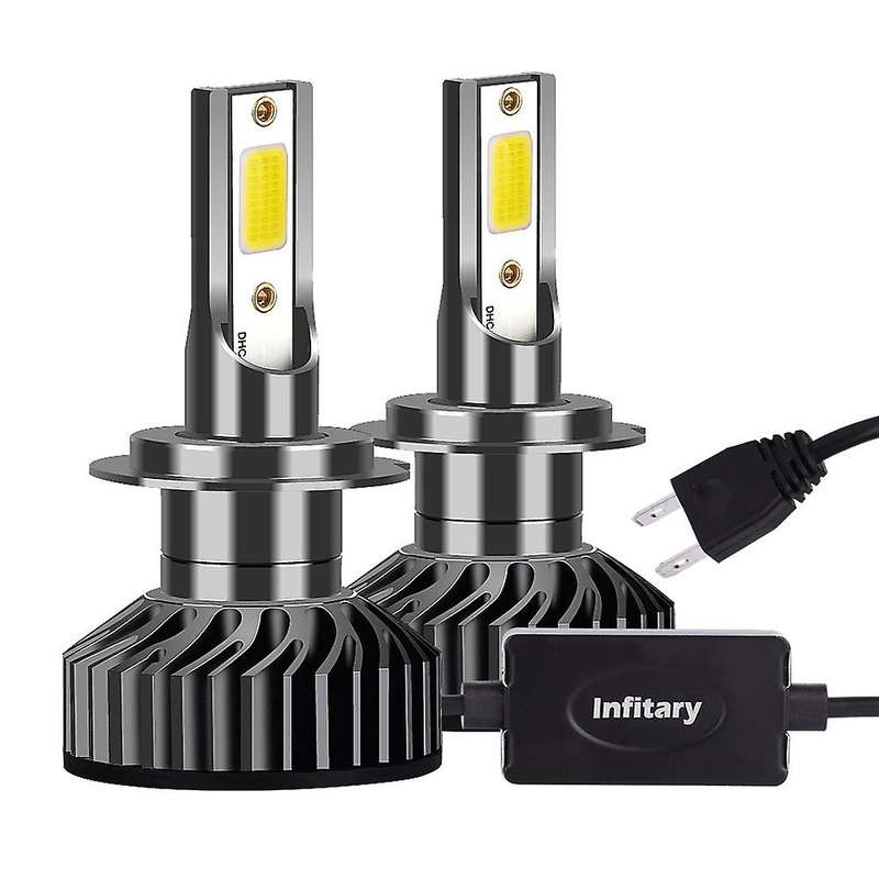 Car Headlights Bulb LED H1 H13 H27 880 HB3 HB4 12000Lm Ice COB 6500K Auto Light H7