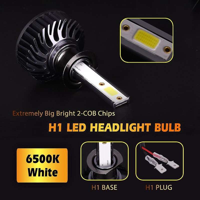 Car Headlights Bulb LED H1 H13 H27 880 HB3 HB4 12000Lm Ice COB 6500K Auto Light H1