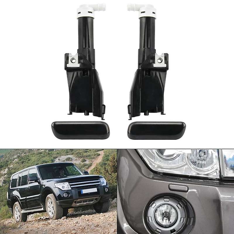 Car Headlight Washer Nozzle with Cover Cap for V93 V97 2006-2019 8264a027 8264a028 8264a025 8264a02