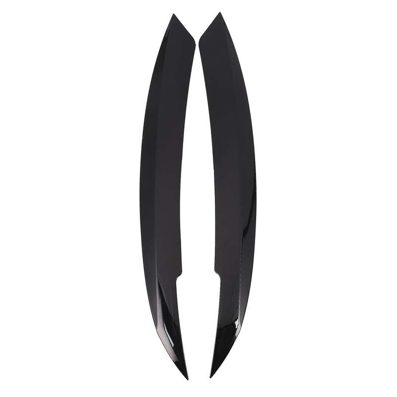 Car Headlights Eyebrow Eyelids Sticker for Mk6 Car Black