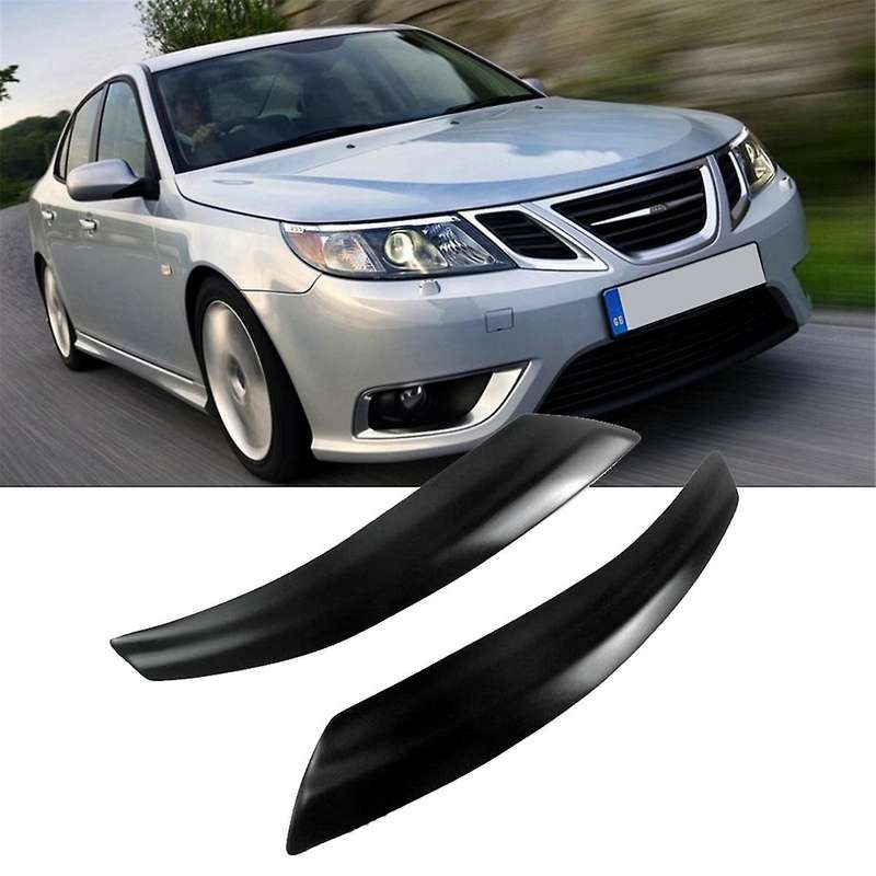Car Headlights Eyebrow Eyelid Trim Cover Sticker Refitting for SAAB 9-3 93 2000-2015 Resin
