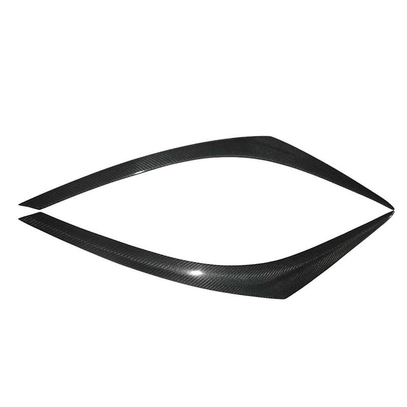 Car Headlights Eyebrow Eyelid Trim Cover Sticker Accessories for 2018-2023 Carbon Fiber