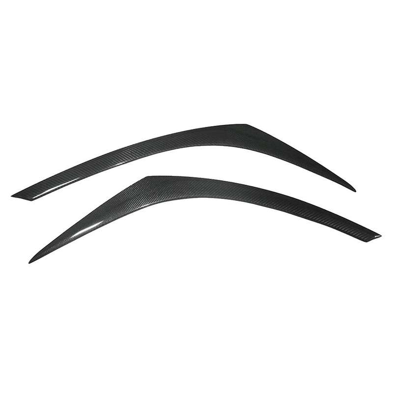 Car Headlights Eyebrow Eyelid Trim Cover Sticker Accessories for 2018-2023 Carbon Fiber