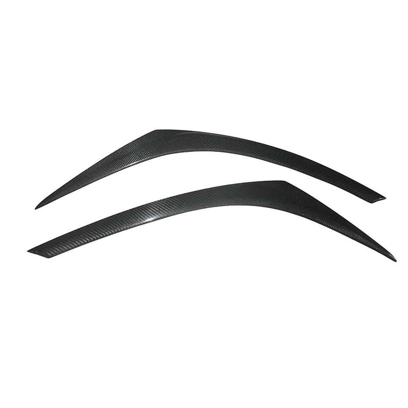 Car Headlights Eyebrow Eyelid Trim Cover Sticker Accessories for 2018-2023 Carbon Fiber
