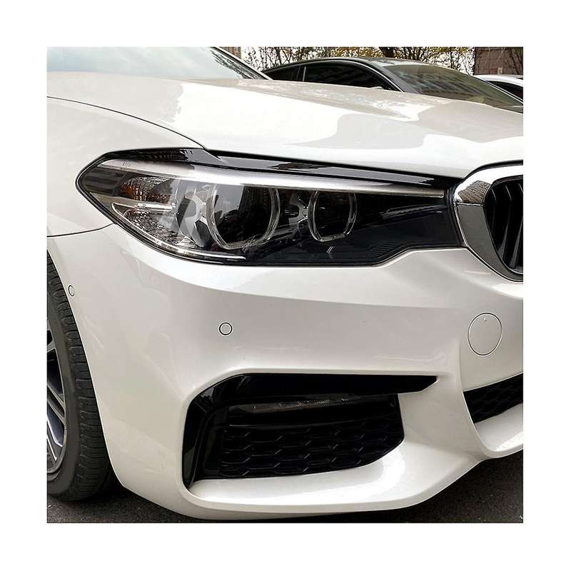 Car Headlights Eyebrow Eyelids Trim Cover for 5 Series G30 525I 530I 2017-2021 Car Stickers Trim Dec