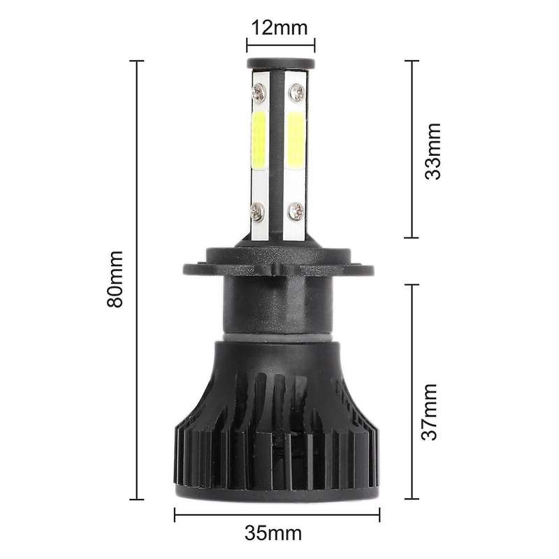 Car Headlights LED Bulb Car LED H7 Headlights Car Light 8000LM 6500K 9-32V Led Automobiles Lamp LED