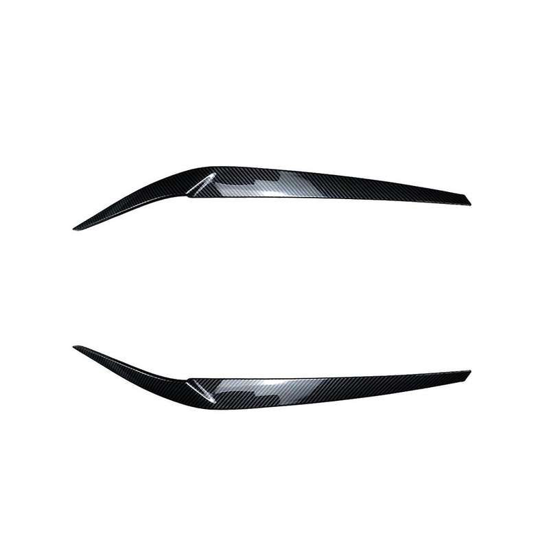 Car Headlights Eyebrow Eyelids Trim Cover for 5 Series G30 525i 530i 2017-2021 Car Stickers Trim Dec