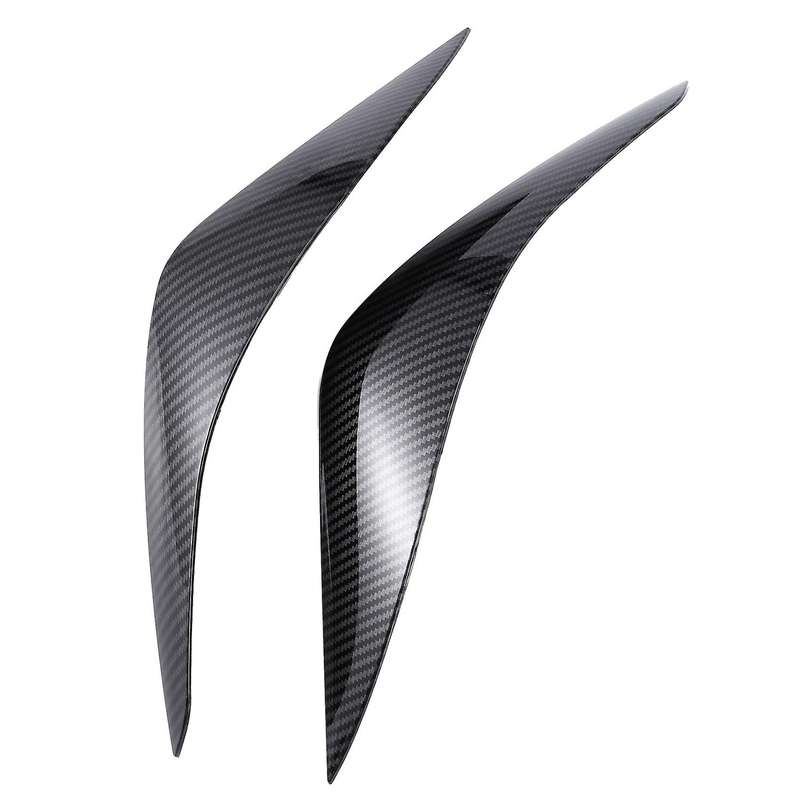 Car Headlights Eyelids Eyebrow Abs Trim Stickers Cover for - Plus 2019 2020