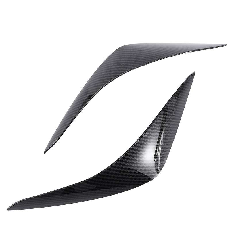 Car Headlights Eyelids Eyebrow Abs Trim Stickers Cover for - Plus 2019 2020