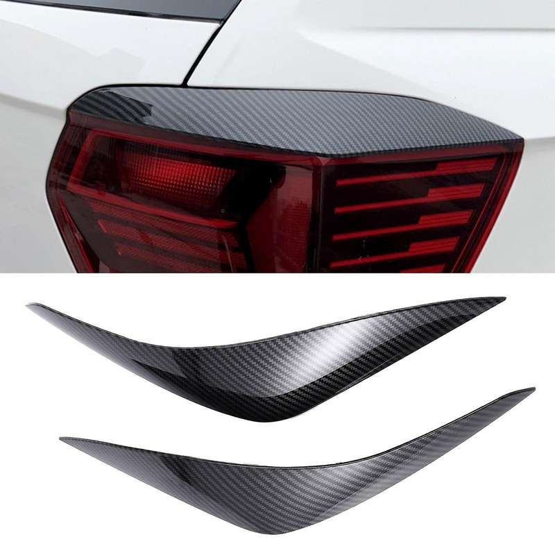 Car Headlights Eyelids Eyebrow Abs Trim Stickers Cover for - Plus 2019 2020